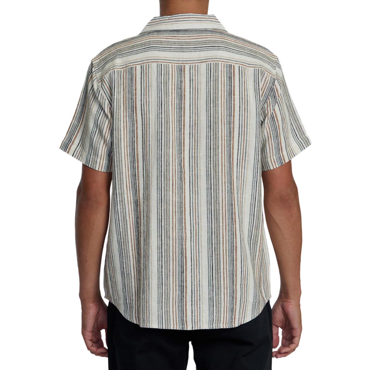 RVCA Satellite Stripe Shirt - Antique White image 2