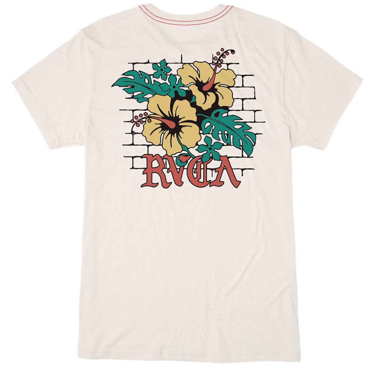 RVCA Floral Park T-Shirt - Antique White image 2