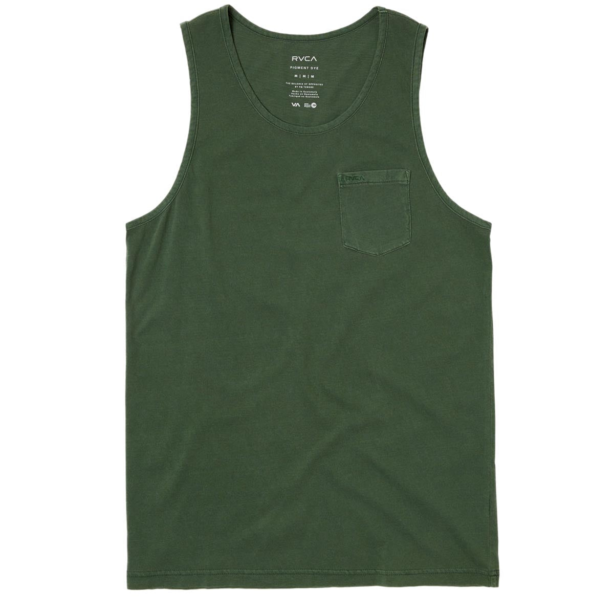 RVCA Ptc Pigment Tank Top - College Green image 1