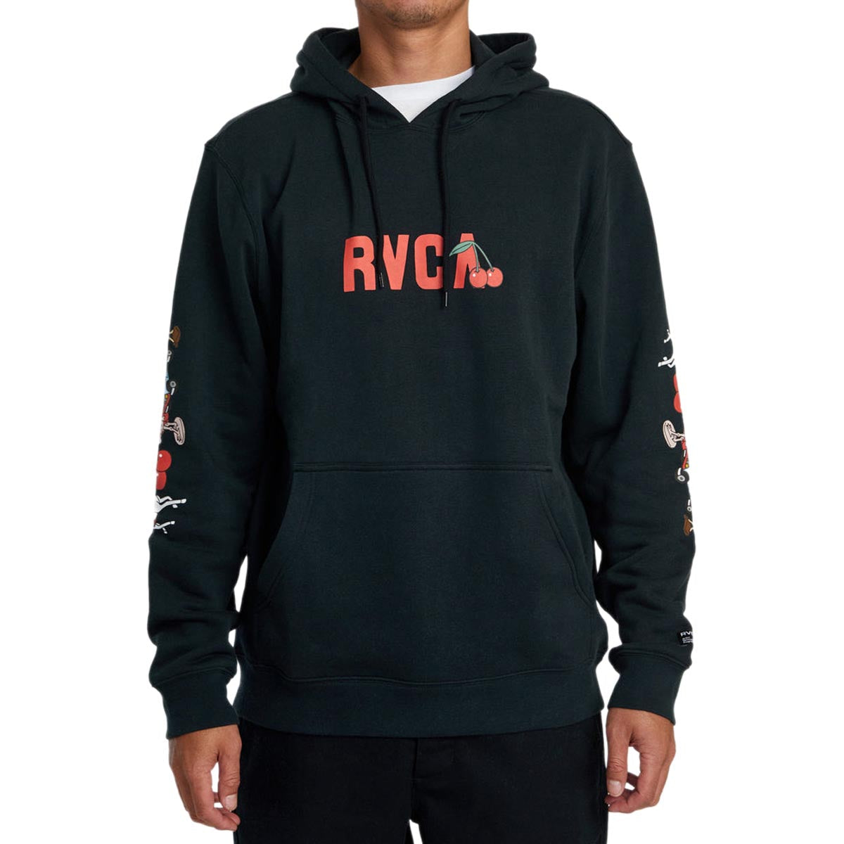 RVCA Luke Still Life Hoodie - Black image 1