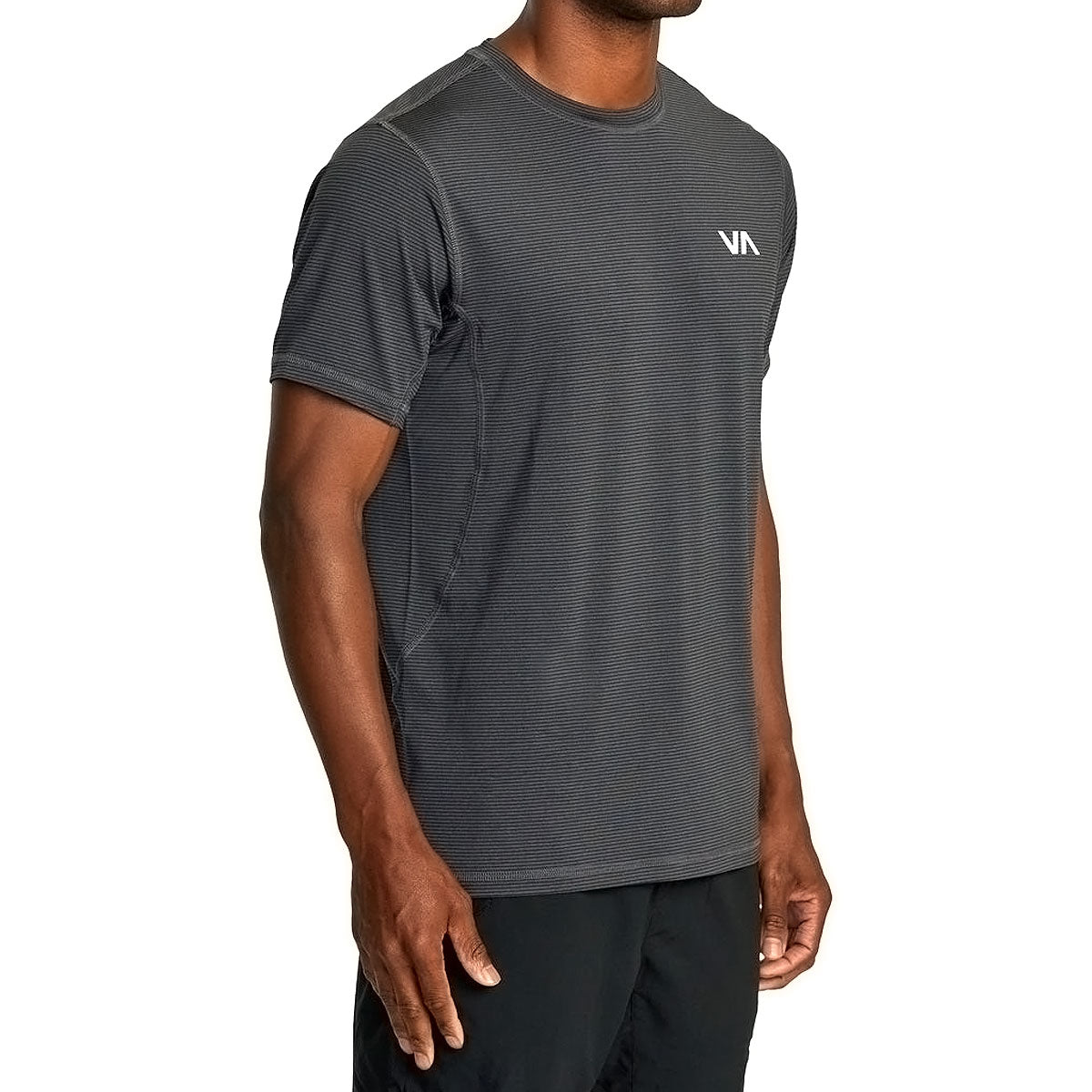 RVCA Sport Vent Stripe Shirt - Black Stripe image 4