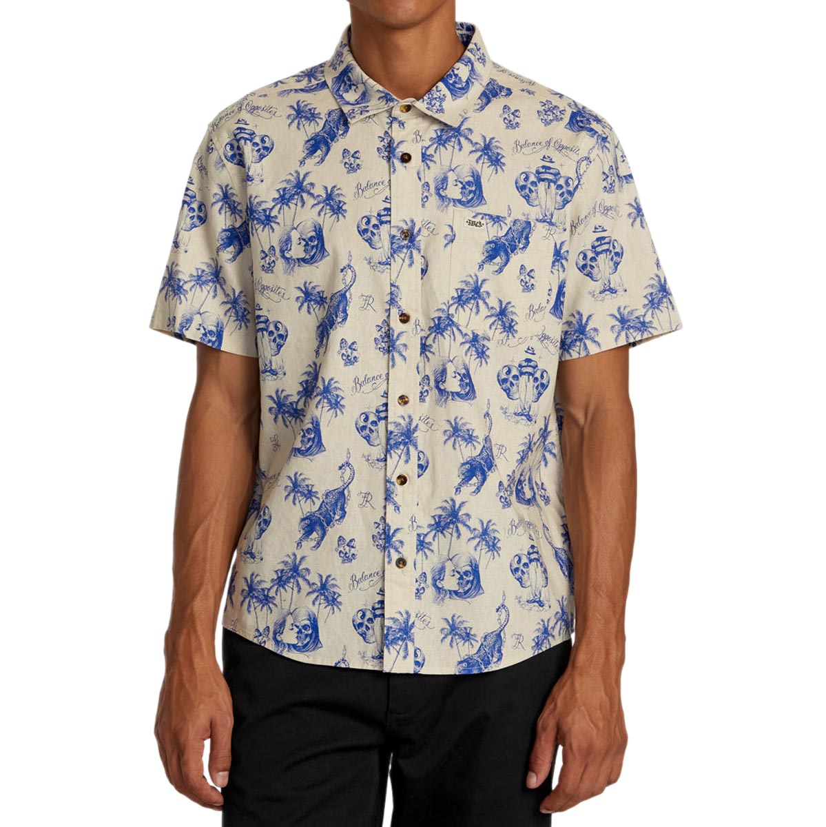 RVCA Chefs Kiss Shirt - Natural image 1