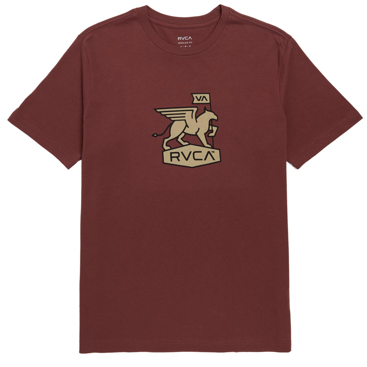 RVCA Griffin Park T-Shirt - Red Earth image 1