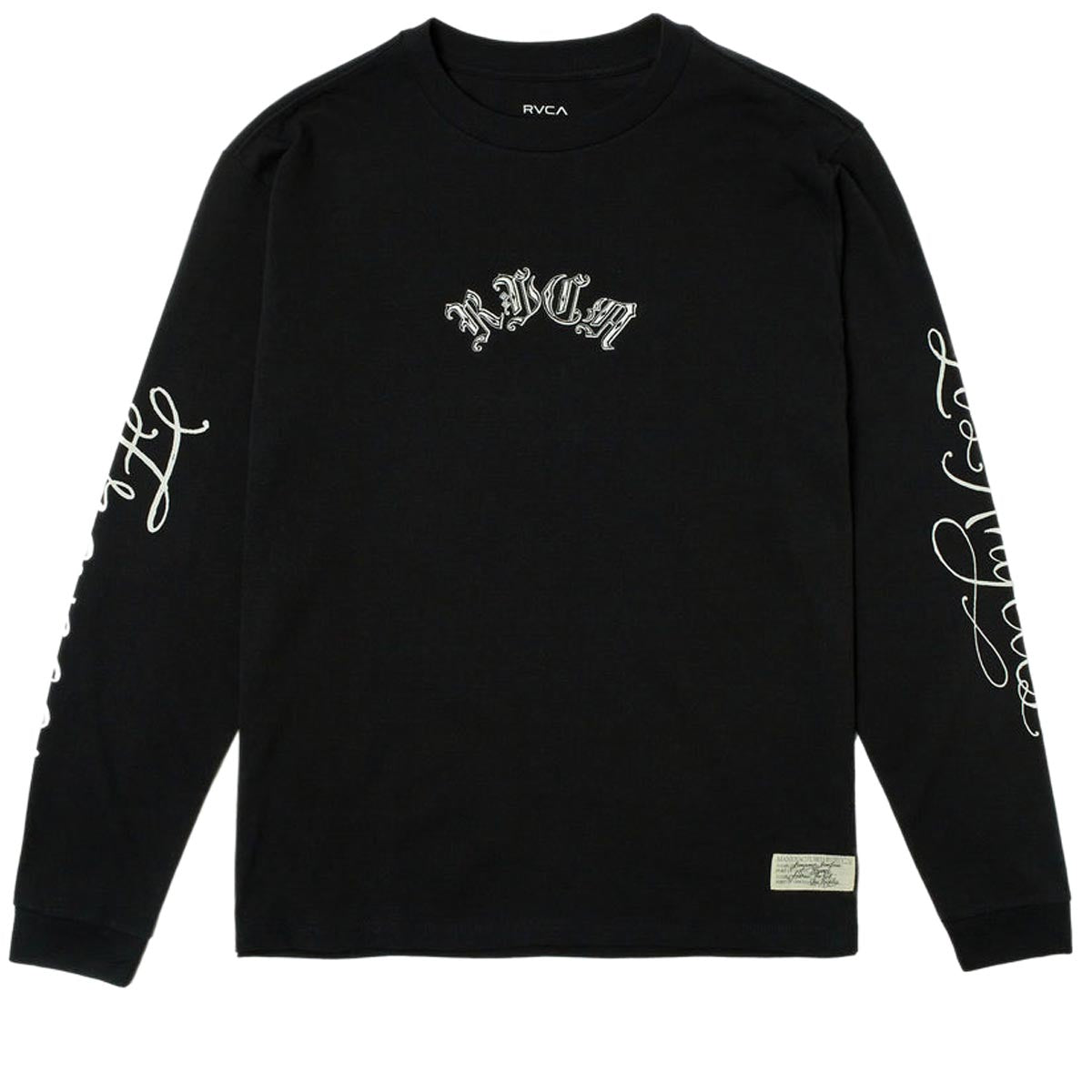 RVCA Chefs Kiss Long Sleeve T-Shirt - Black image 2