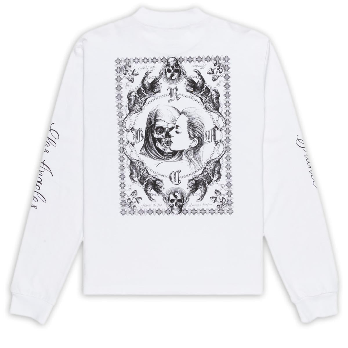 RVCA Chefs Kiss Long Sleeve T-Shirt - White image 1