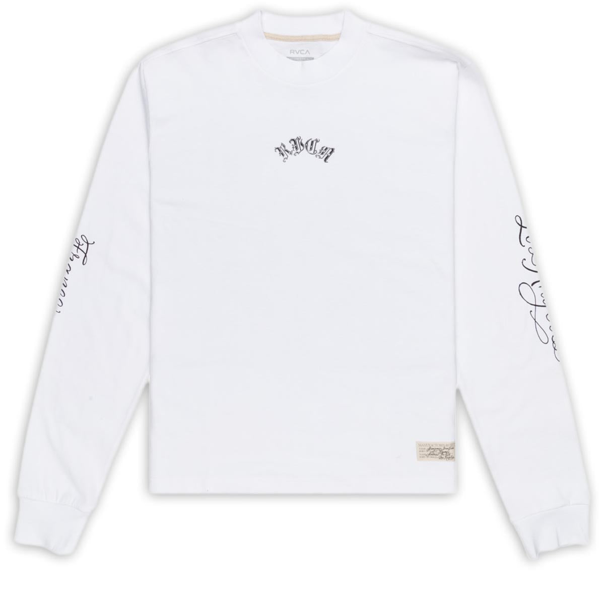 RVCA Chefs Kiss Long Sleeve T-Shirt - White image 2