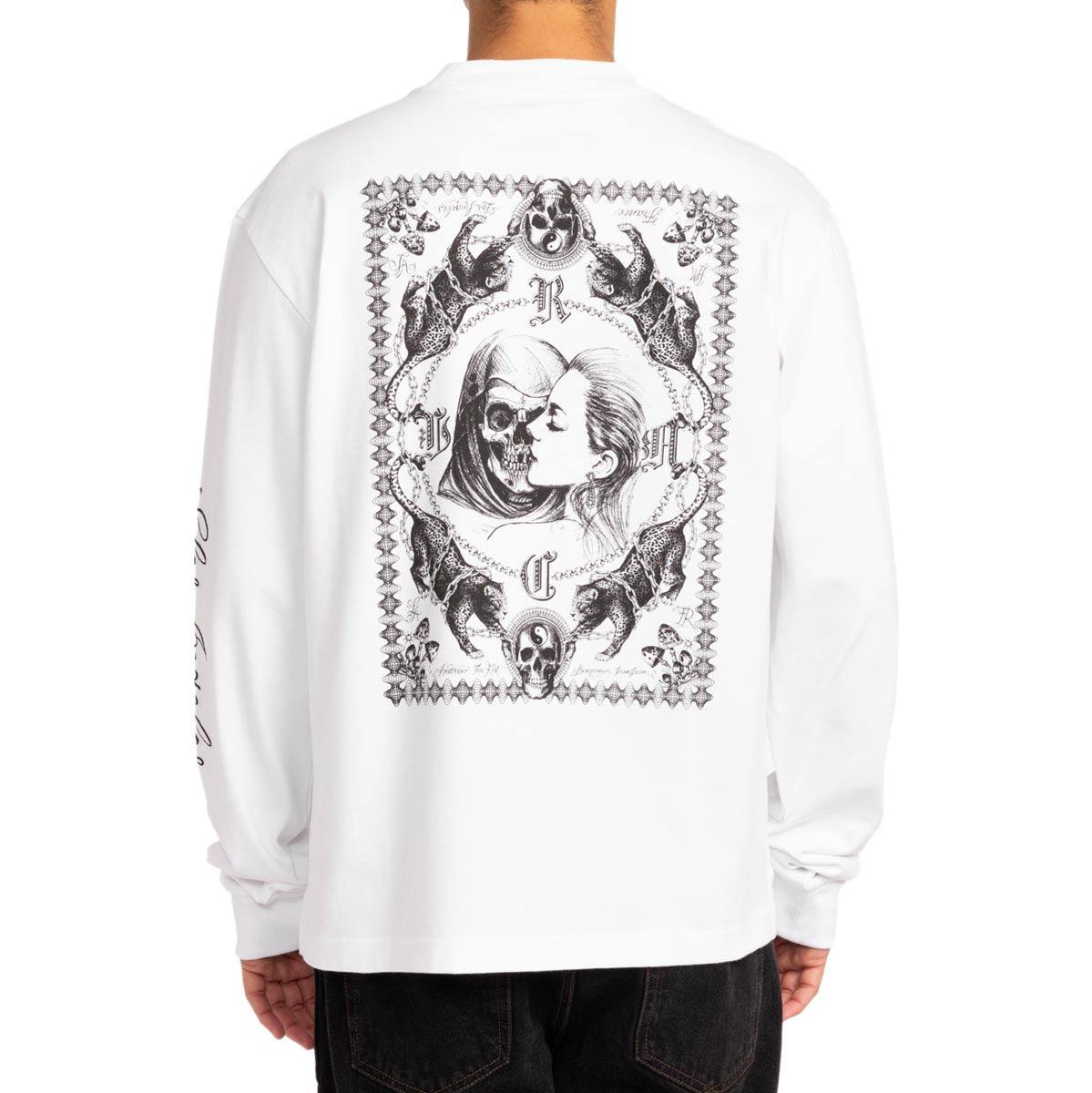 RVCA Chefs Kiss Long Sleeve T-Shirt - White image 5