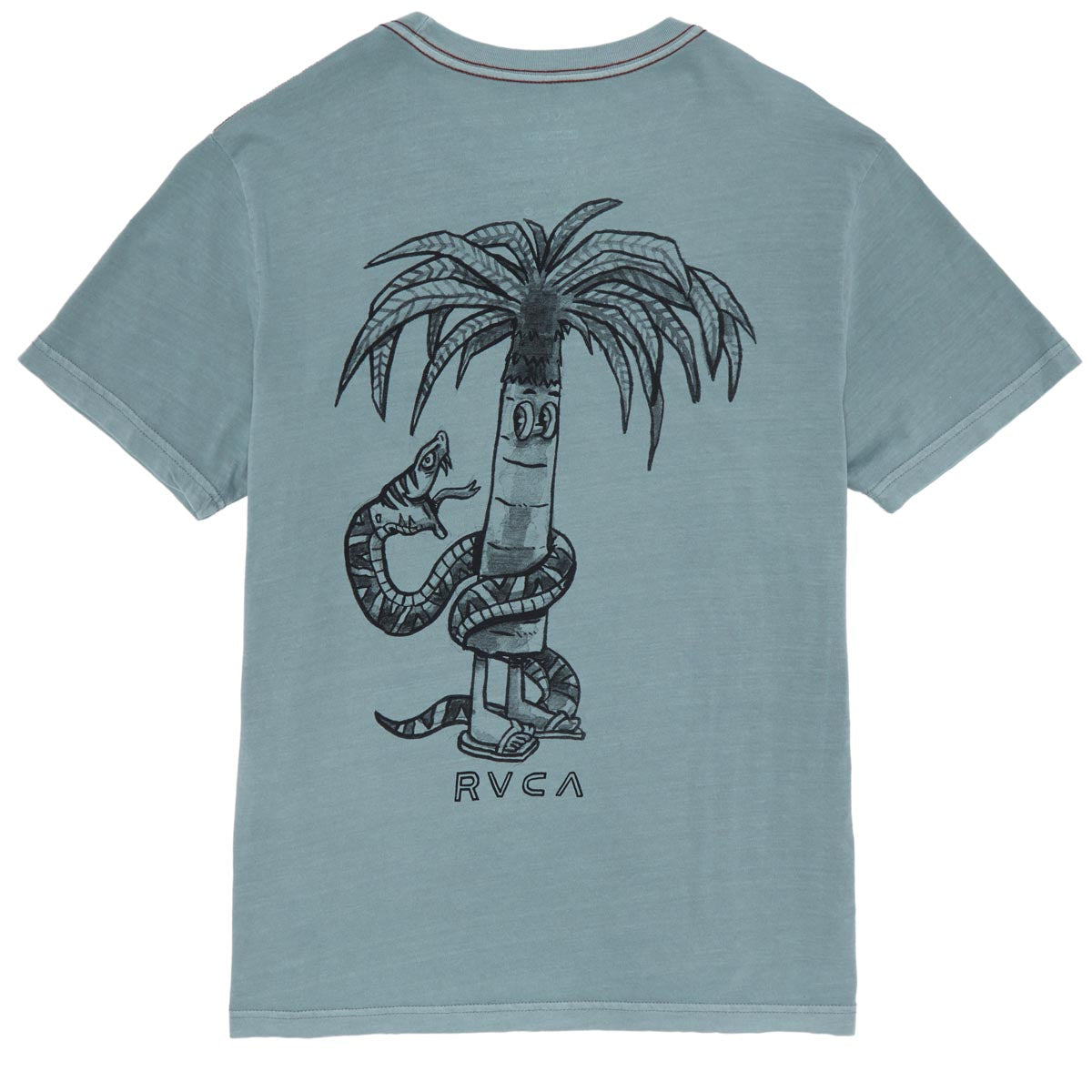 RVCA Pommier Palms T-Shirt - Monument image 2