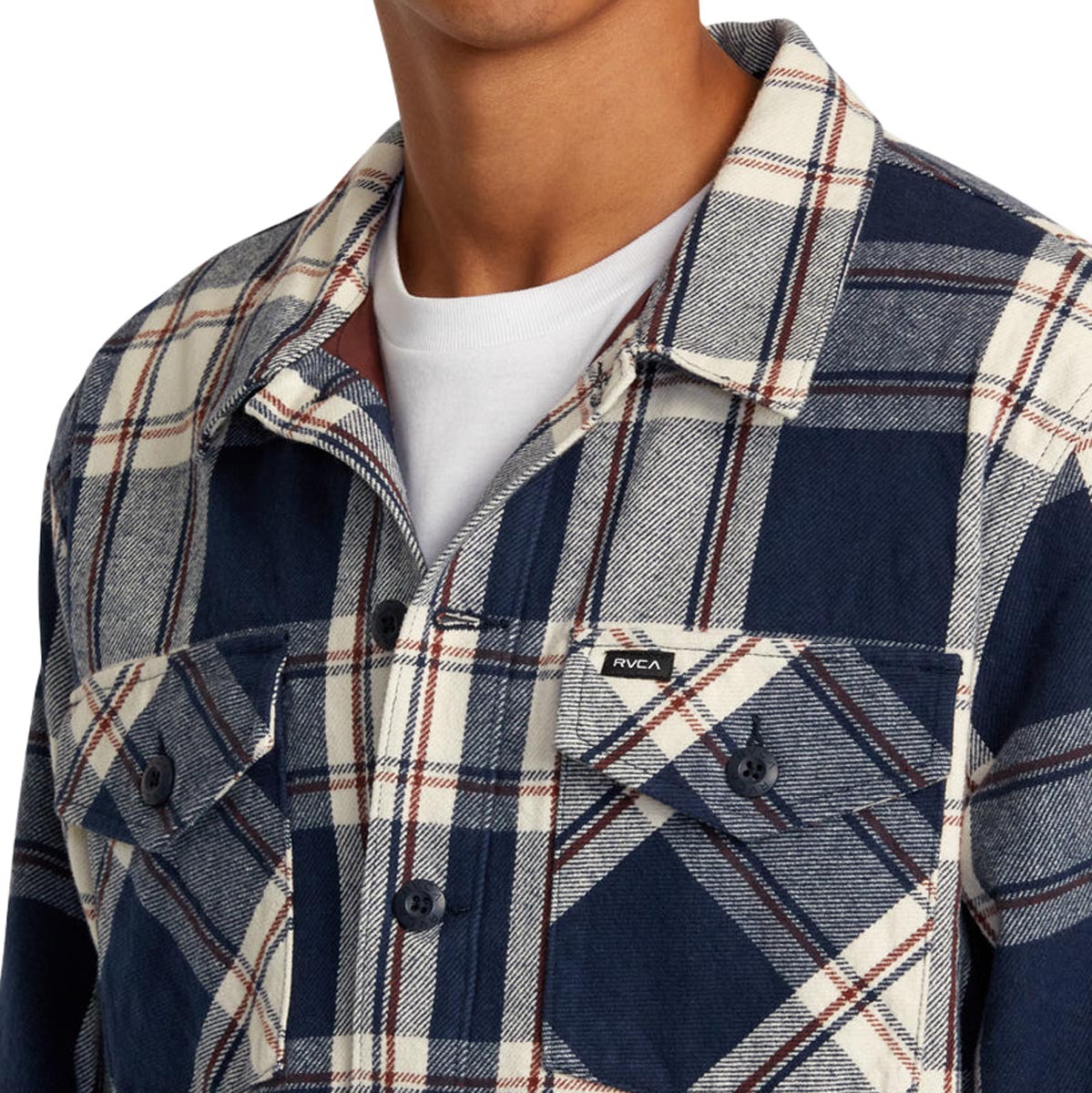 RVCA Flight Risk Shirt Jacket - Moody Blue image 5