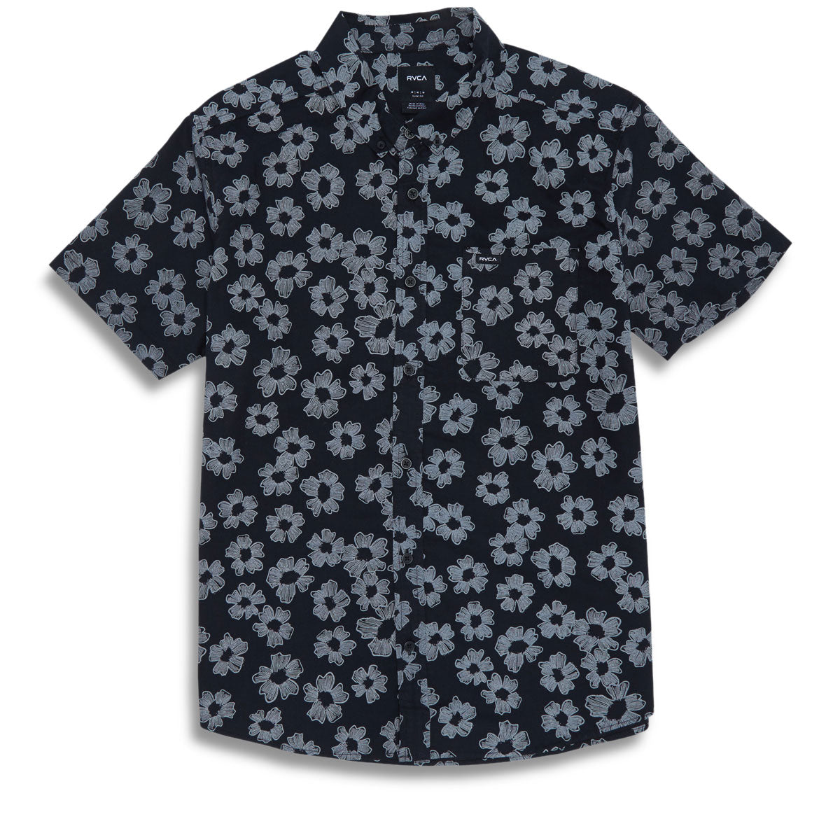 RVCA Thatll Do Print Shirt - Black Floral image 1