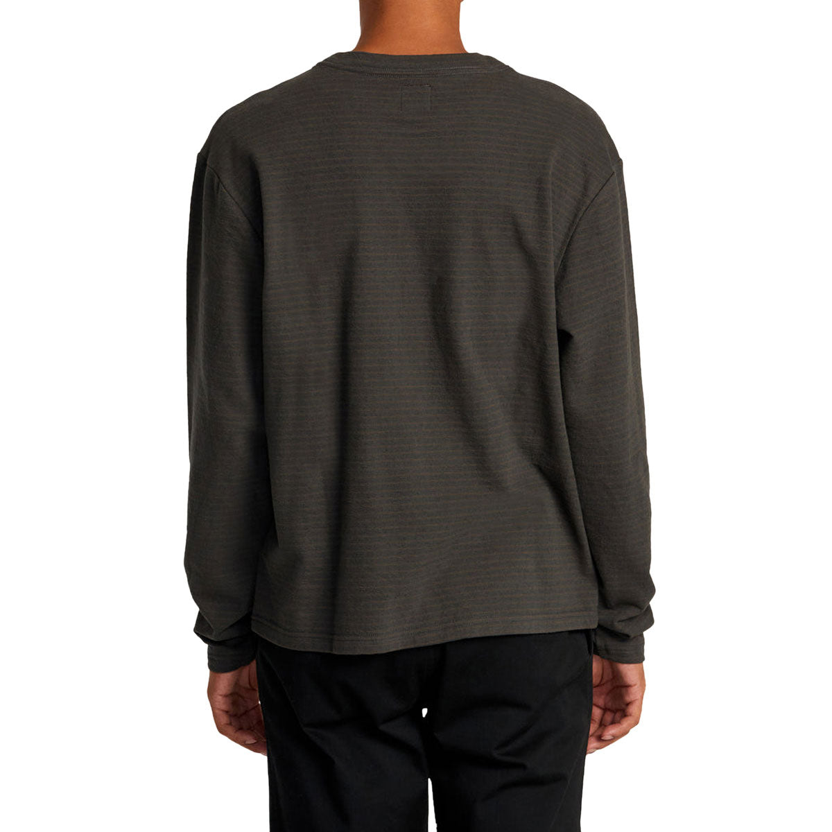 RVCA Vacancy Crew Long Sleeve Shirt - Pirate Black image 2