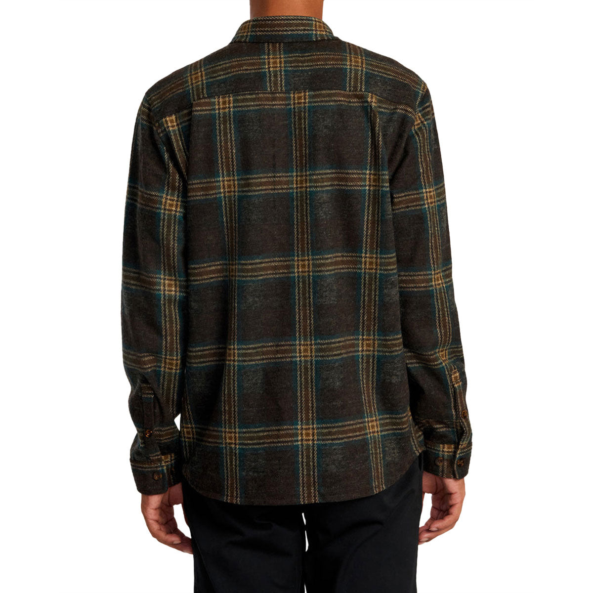 RVCA Vacancy Long Sleeve Shirt - Chocolate image 2