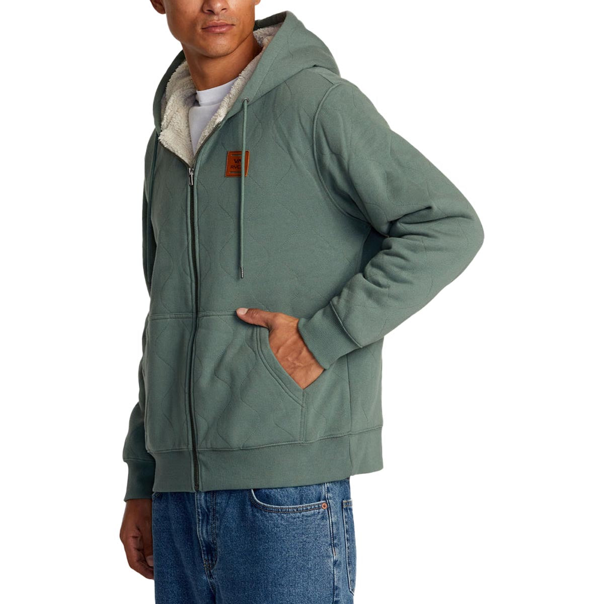 RVCA Arrow Fleece Sweatshirt - Jade image 3