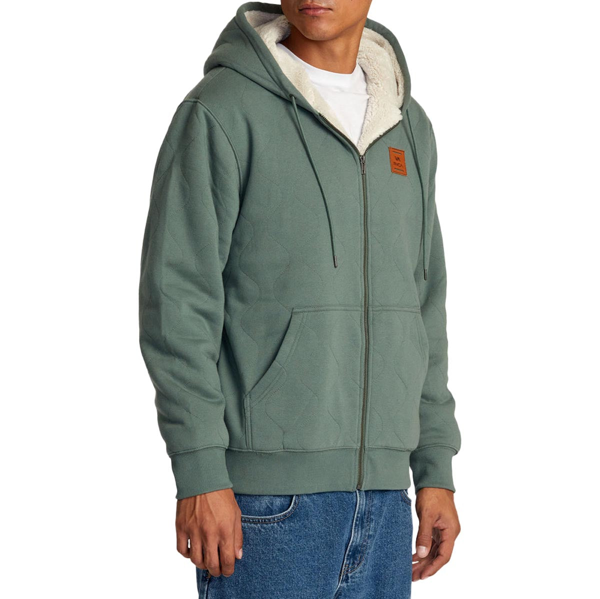 RVCA Arrow Fleece Sweatshirt - Jade image 5