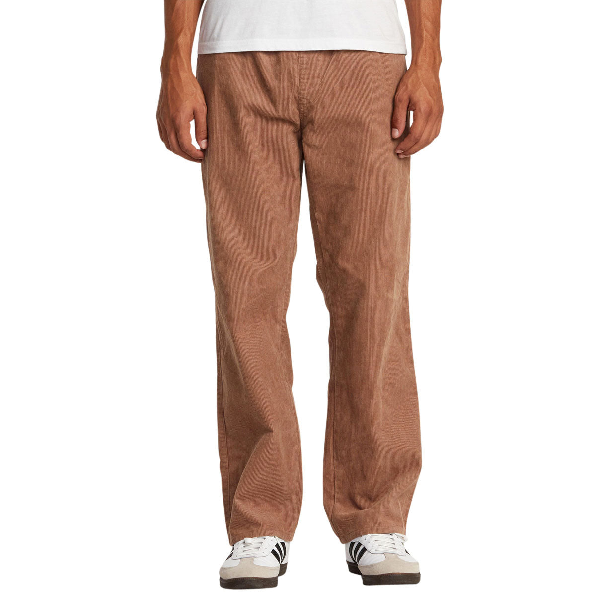 RVCA Americana Elastic Cord Pants - Sonora Brown image 1