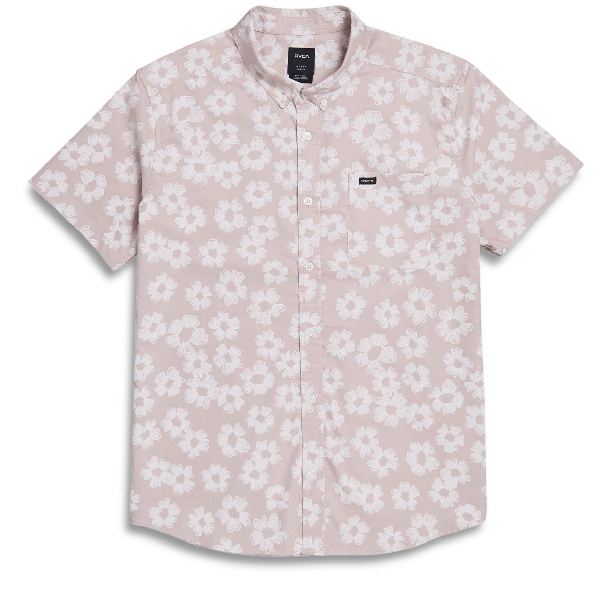 RVCA Thatll Do Print Shirt - Pale Mauve Floral image 1