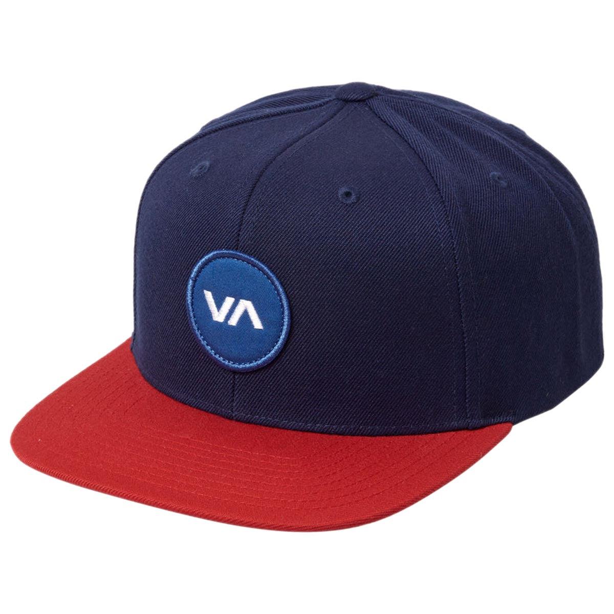 RVCA Va Patched Snapback Hat - Navy/Red image 1