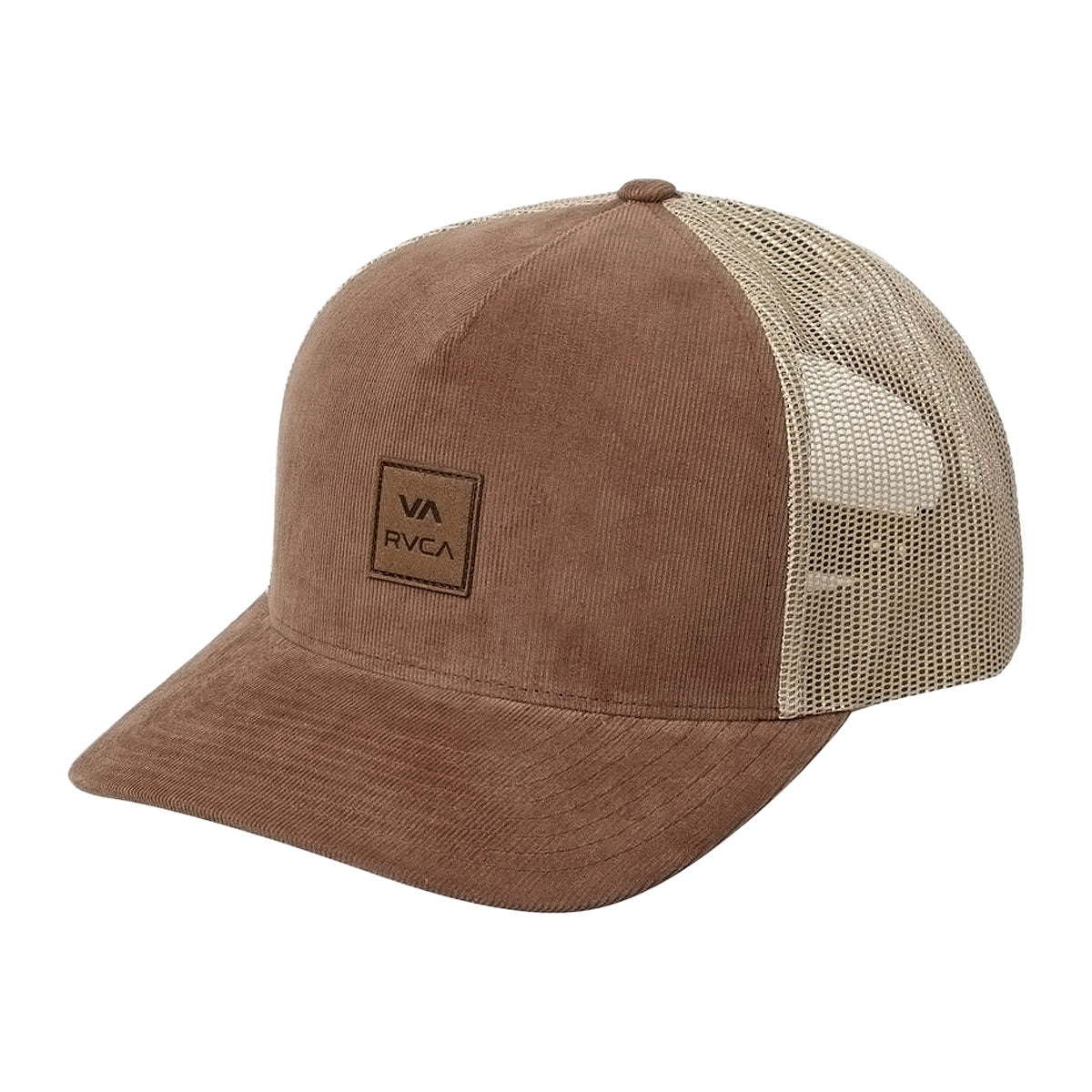 RVCA Va Atw Cord Trucker Hat - Rawhide image 1