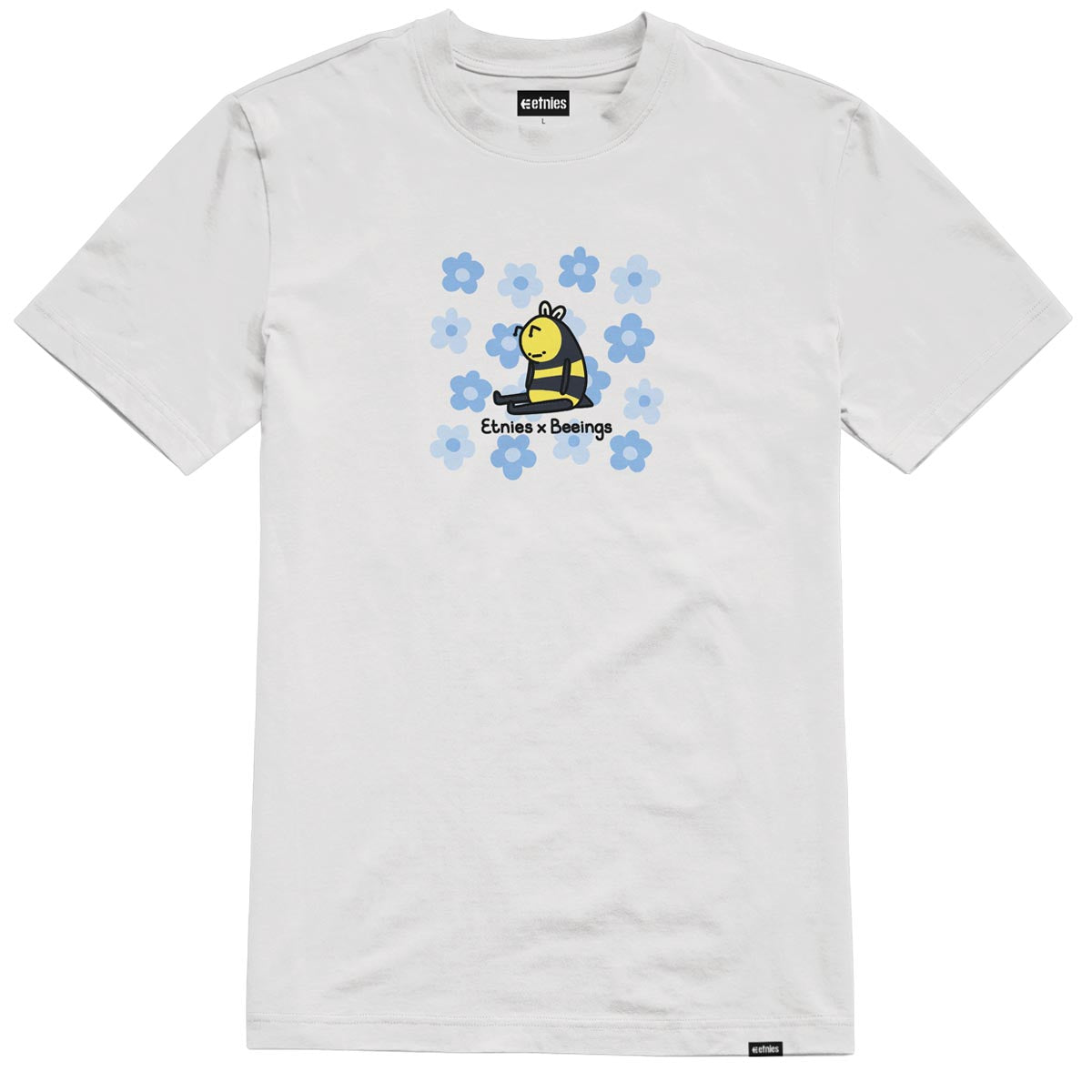 Etnies Beeings Floral T-Shirt - White image 1