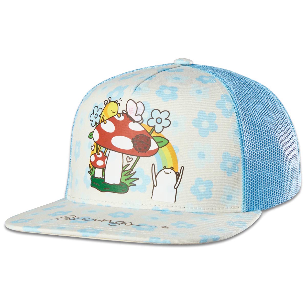 Etnies Beeings Snapback Hat - White/Powder image 1