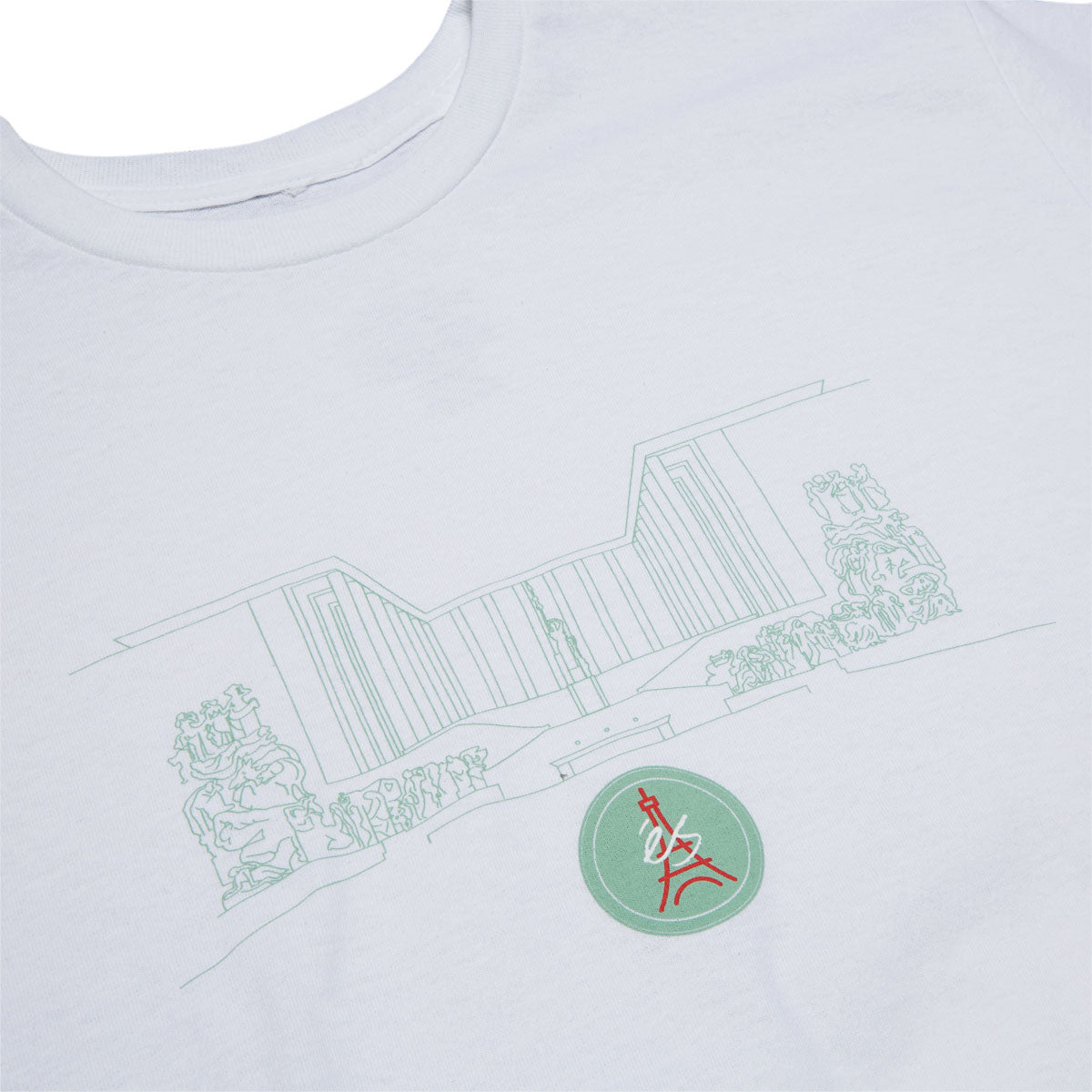 eS La Dome T-Shirt - White image 2