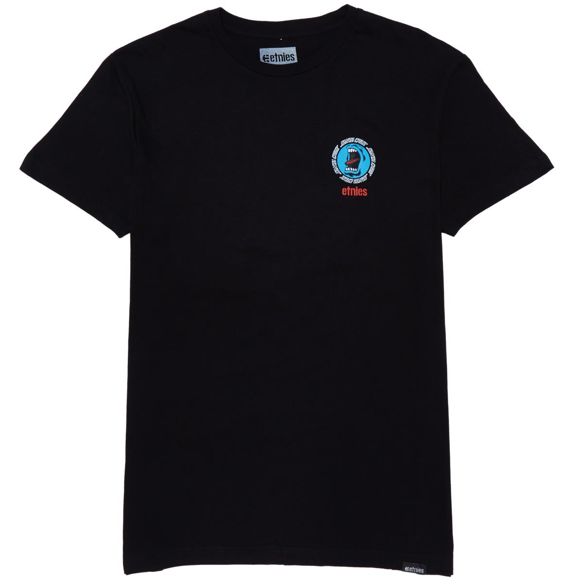 Etnies x Santa Cruz Screaming Hand T-Shirt - Black image 2