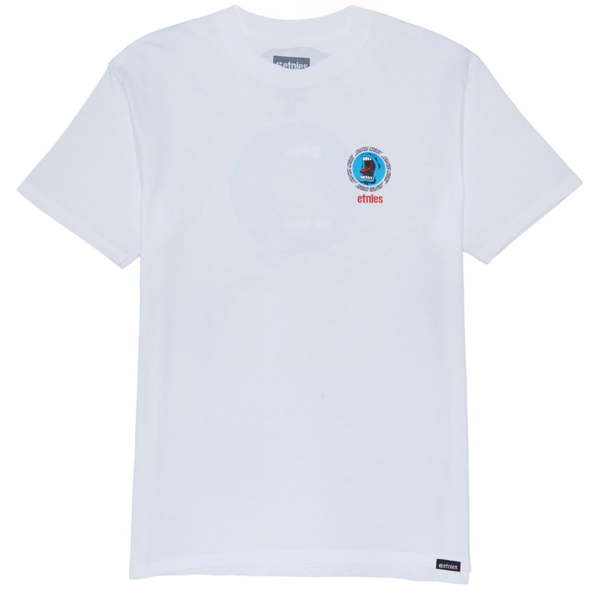 Etnies x Santa Cruz Screaming Hand T-Shirt - White image 2