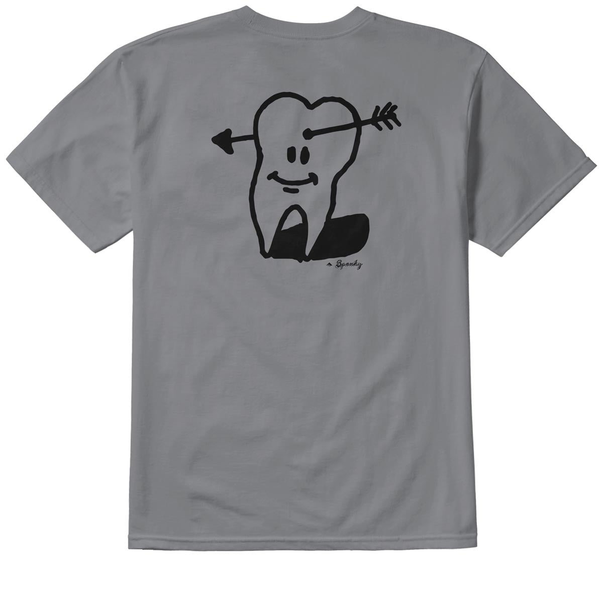 Emerica Spanky Tooth T-Shirt - Grey image 1