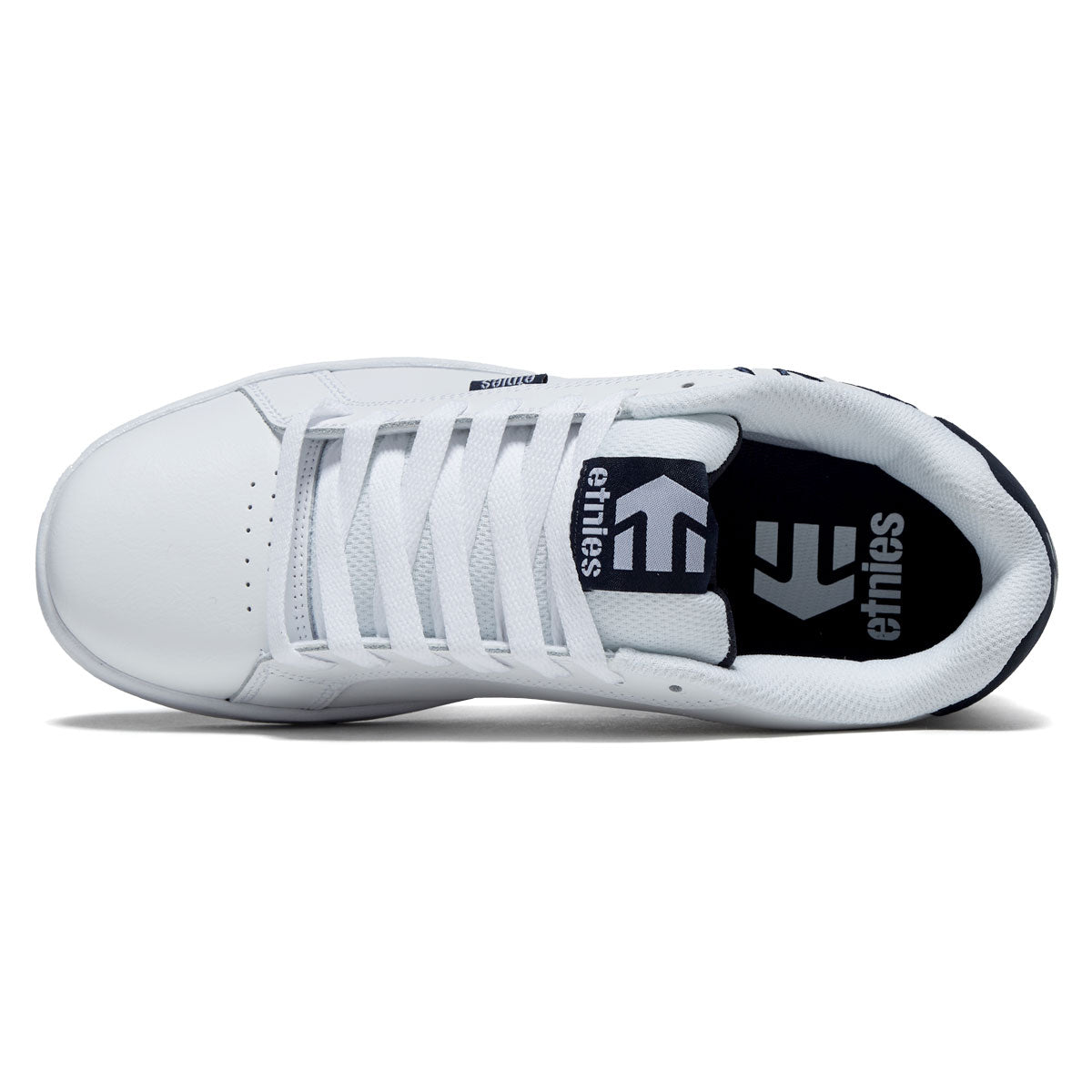 Etnies Fader Shoes - White/White/Navy image 2