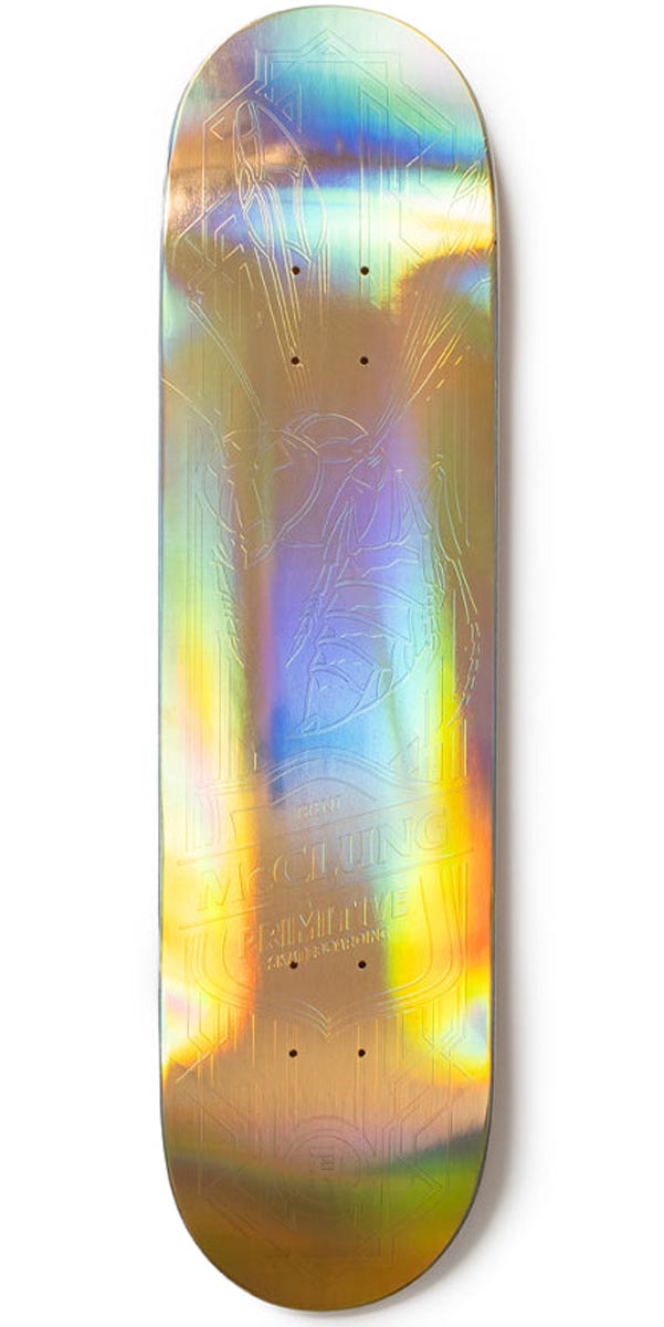 Primitive McClung Holofoil Hornet Skateboard Deck - Gold - 8.125