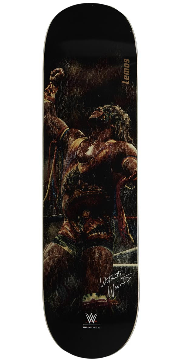 Primitive x WWE Lemos Ultimate Warrior Skateboard Deck - Black - 8.25