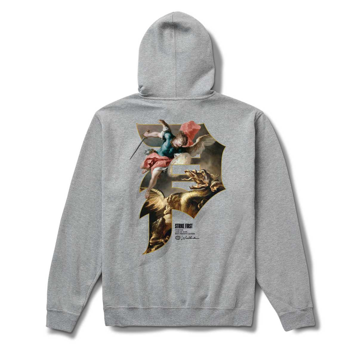 Primitive Courage Hoodie - Heather Grey image 1