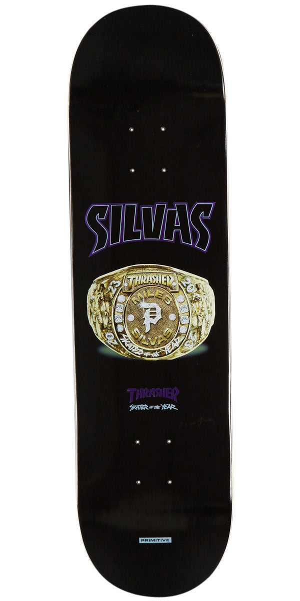 Primitive Silvas SOTY Skateboard Deck - Black - 8.25