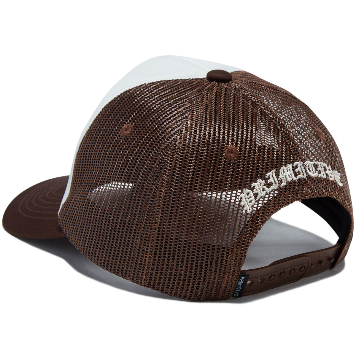 Primitive x Tupac Stay Up Trucker Hat - Brown image 3