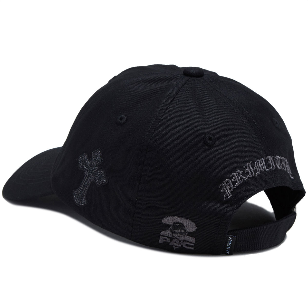 Primitive x Tupac Stay Up Strapback Hat - Black image 2