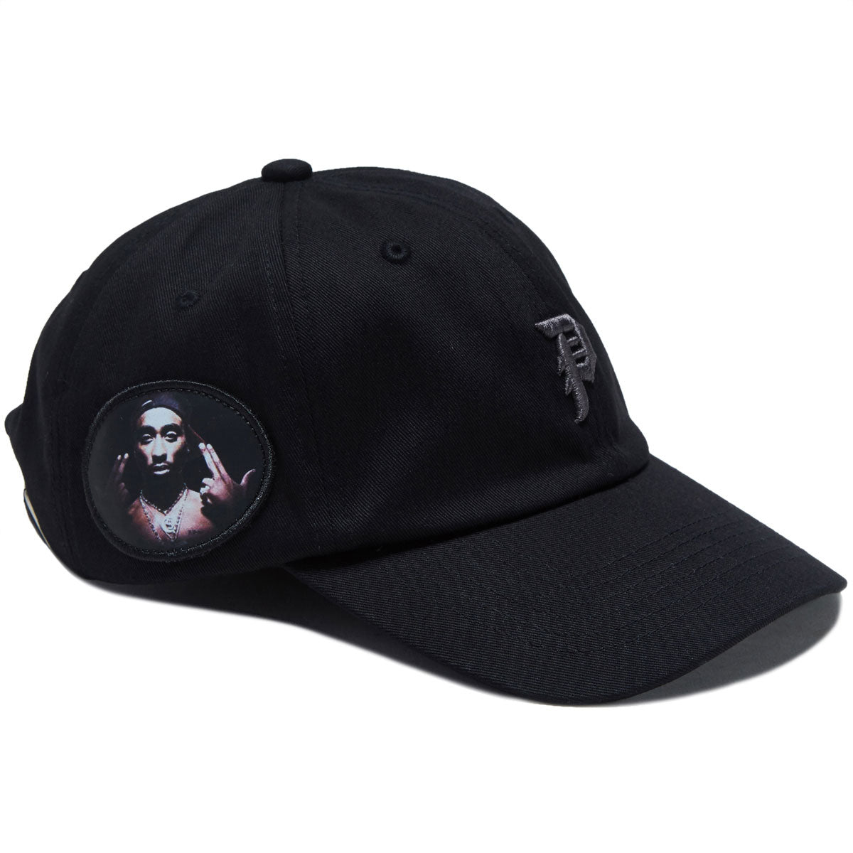 Primitive x Tupac Stay Up Strapback Hat - Black image 3