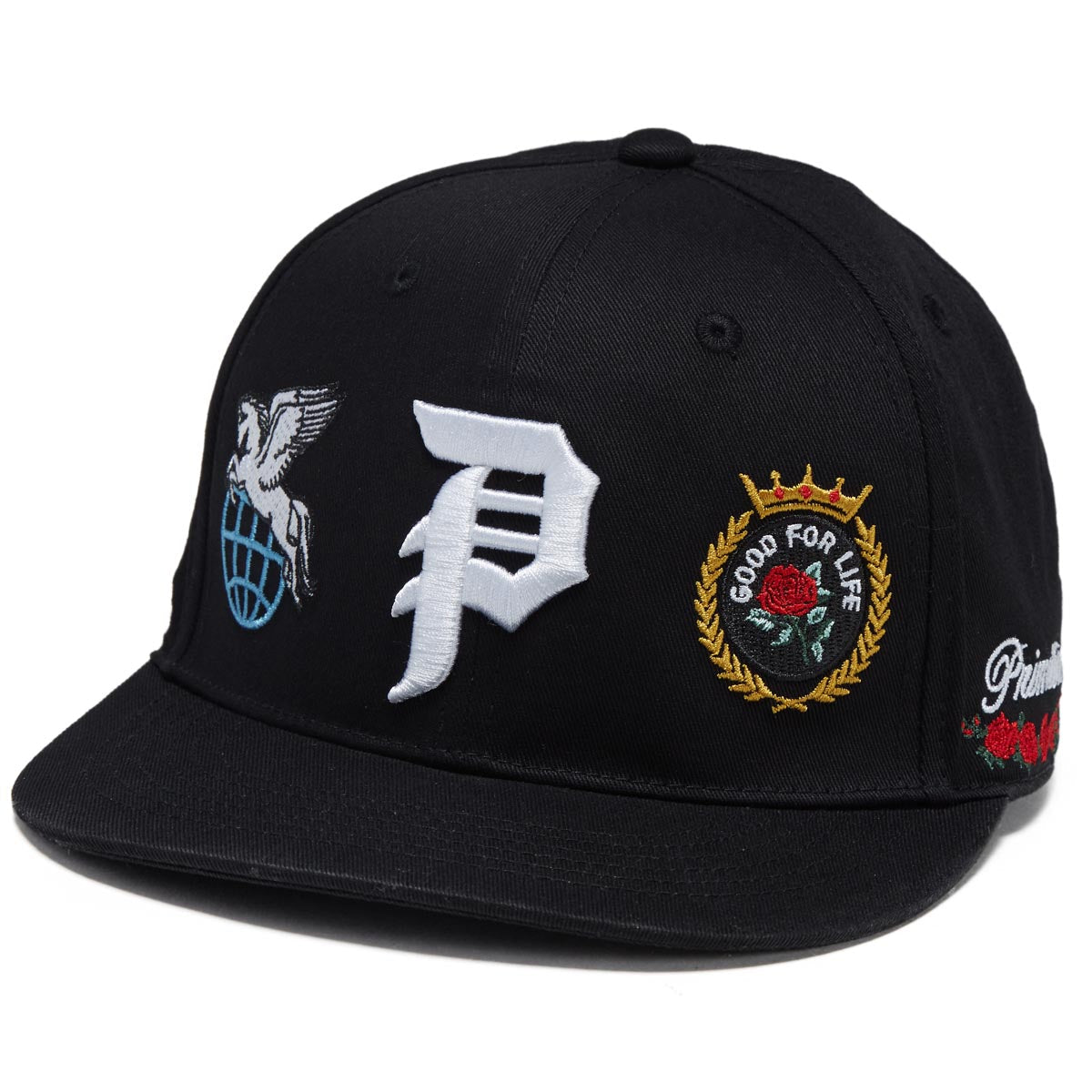 Primitive Imperial Snapback Hat - Black image 1