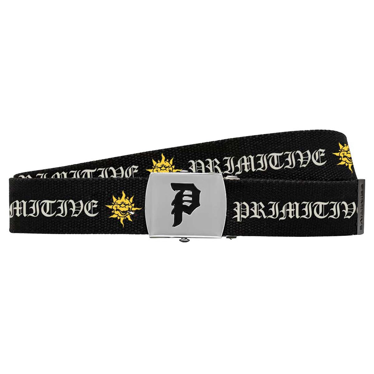 Primitive Burnt Web Belt - Black image 1