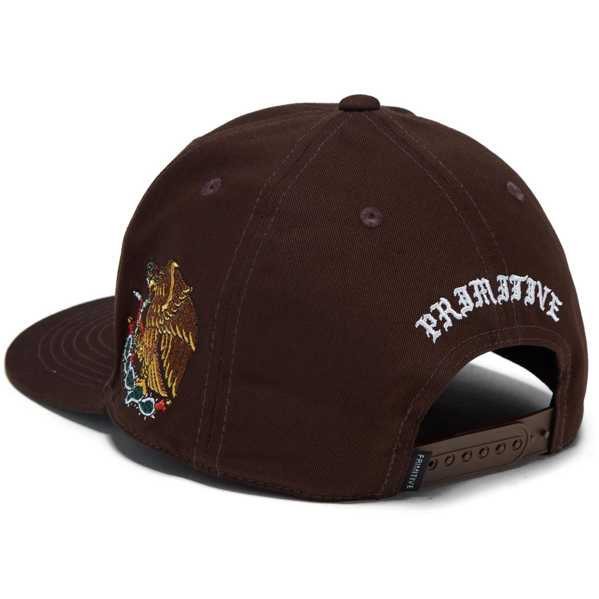 Primitive Por Vida Snapback Hat - Brown image 2