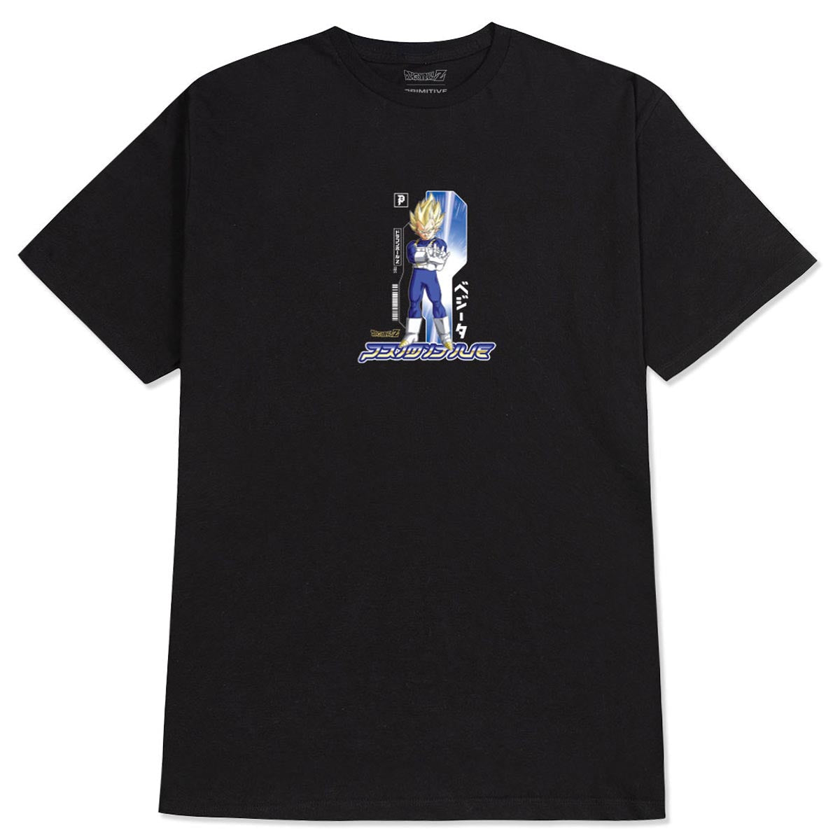 Primitive x Dragon Ball Z Prince T-Shirt - Black image 1