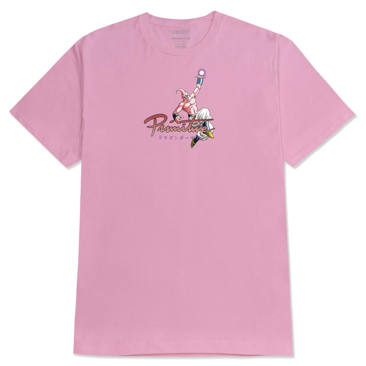 Primitive x Dragon Ball Z Nuevo Buu T-Shirt - Pink image 1