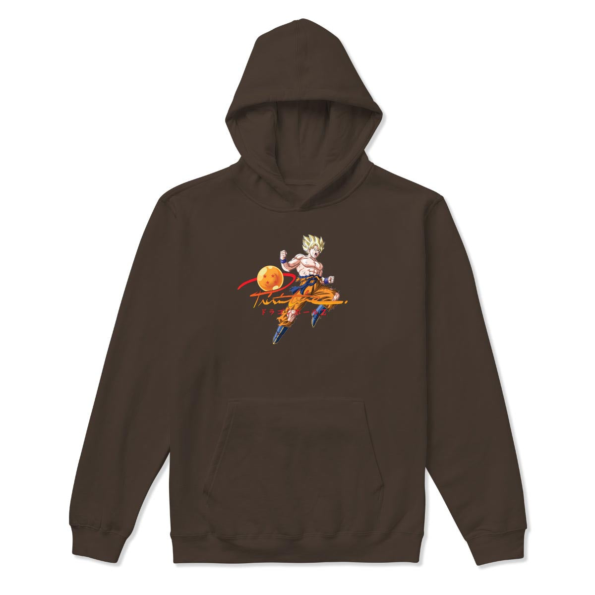 Primitive x Dragon Ball Z Comeback Hoodie - Brown image 1