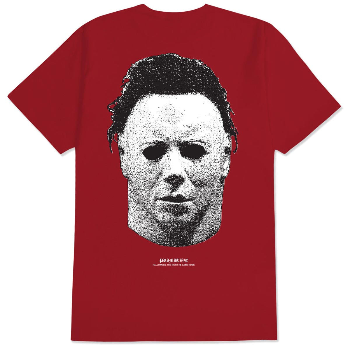 Primitive x Halloween Mask T-Shirt - Cardinal image 1