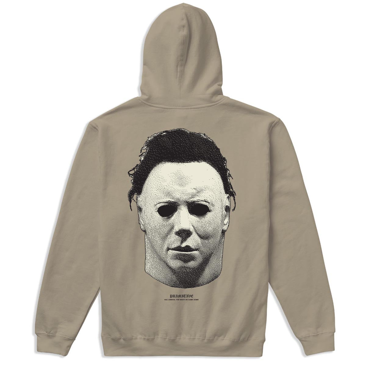 Primitive x Halloween Mask Hoodie - Sand image 1