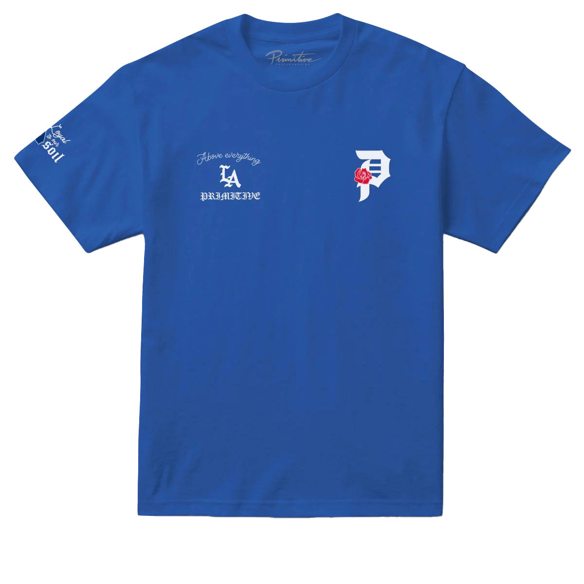 Primitive x Dodgers Champs T-Shirt - Royal image 1