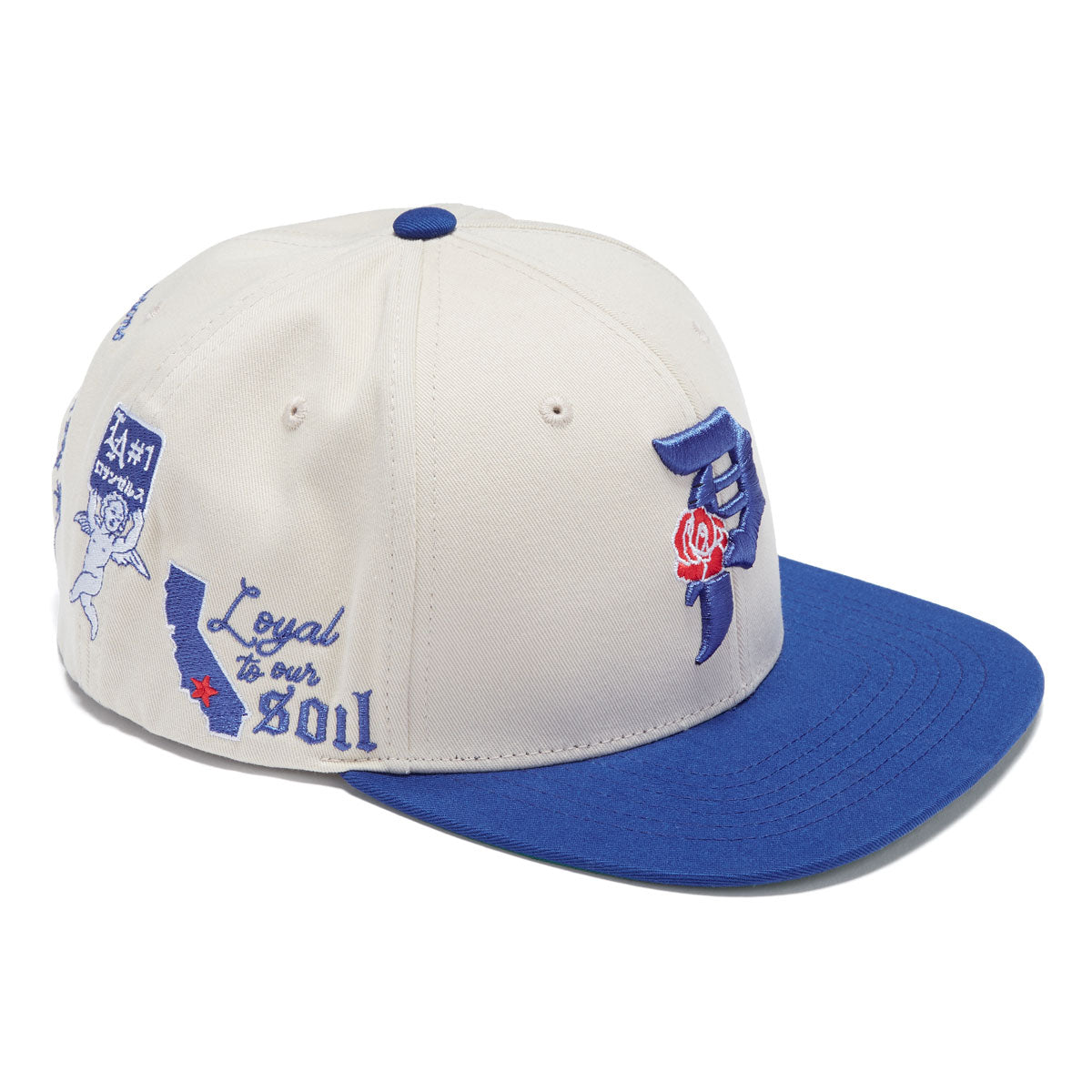 Primitive x Dodgers Champs Snapback Hat - Cream image 2