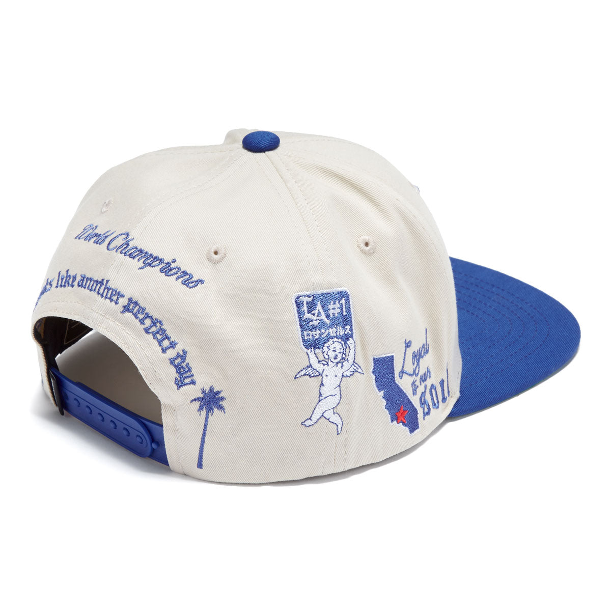 Primitive x Dodgers Champs Snapback Hat - Cream image 3