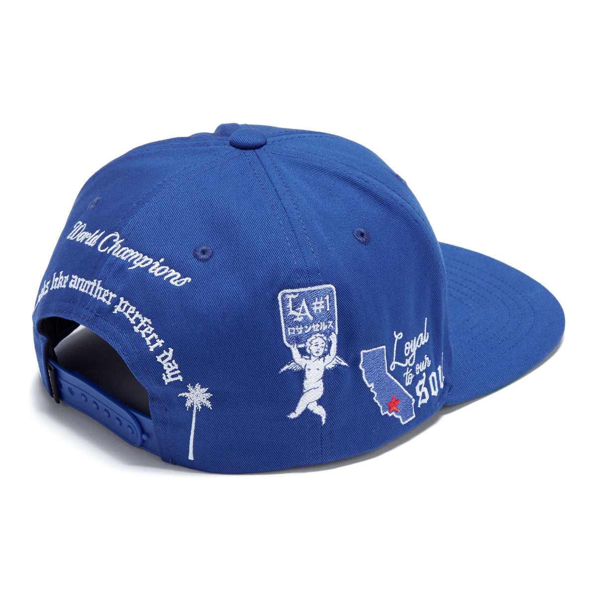 Primitive x Dodgers Champs Snapback Hat - Royal image 3