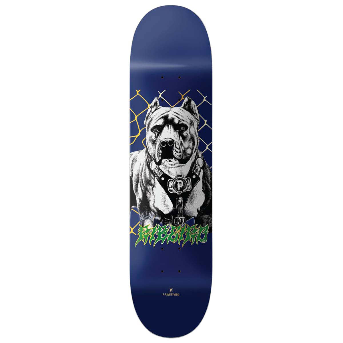 Primitive Ribeiro Vic Skateboard Deck - Navy - 8.38