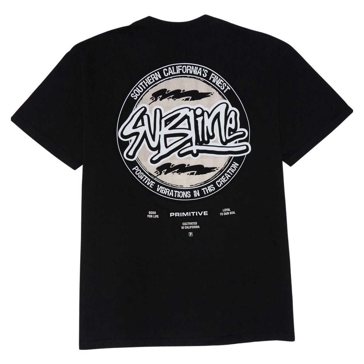 Primitive x Sublime Vibrations T-Shirt - Black image 1